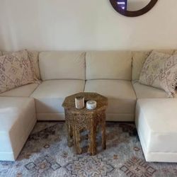 White Sectional 