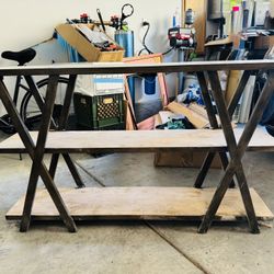 Three tier solid wood book shelf bookcase
