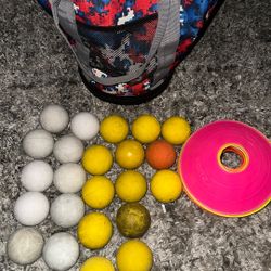 Lacrosse Bag And Balls Plus Cones
