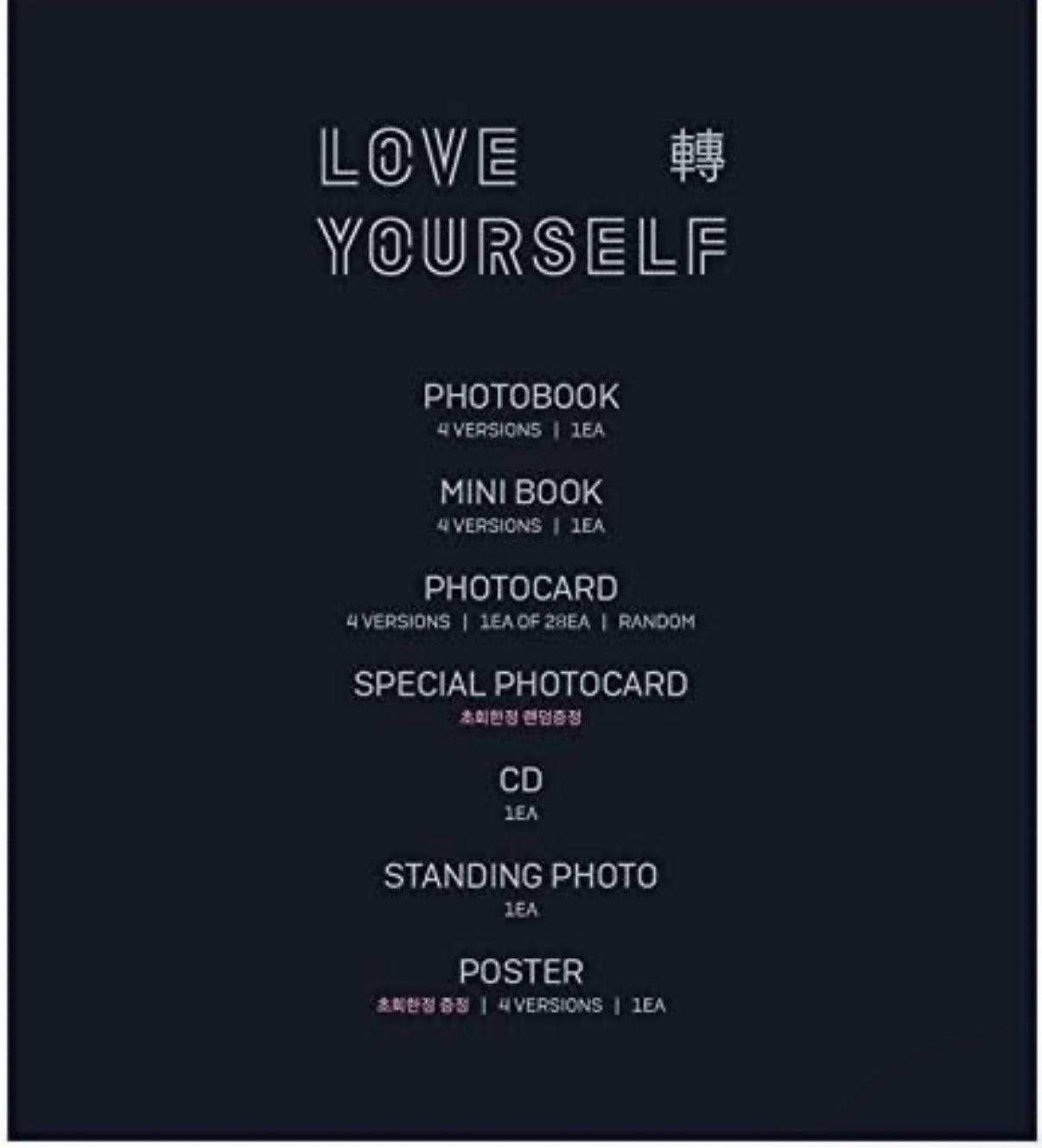 BTS Love yourself/ Tear