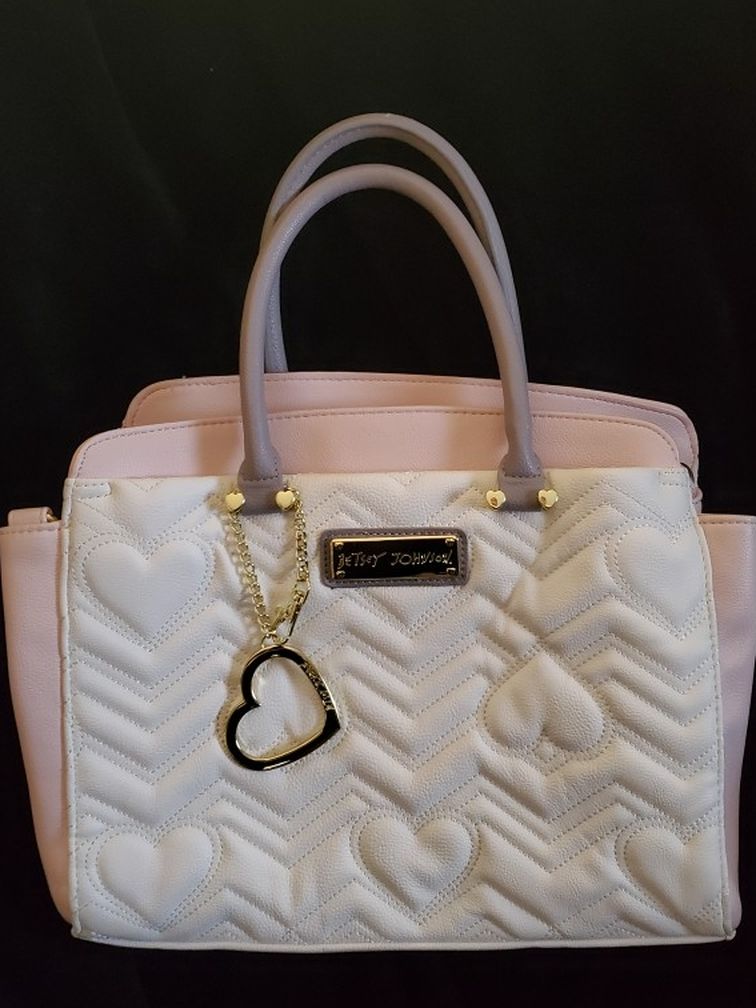 Betsey johnson quilted tote