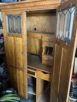 Tall Wooden Cabinet