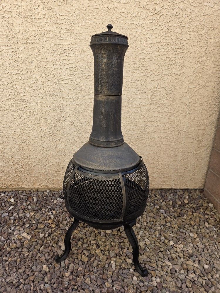 Chiminea Fireplace.