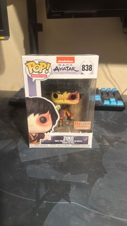 ZUKO FUNKO POP POP! #838 FIGURE FIGURINE AVATAR BOX LUNCH GLOWS AIRBENDER LAST