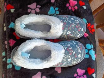 Plush Animal Print Slippers
