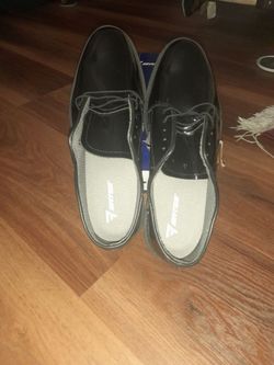 Bates Black Dress Shoes size 10½ man made top