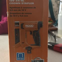 Rigid, staple gun