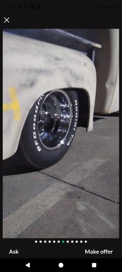 Gbody, Truck Rims Tires Really Good 90 % Thread Chromed Out