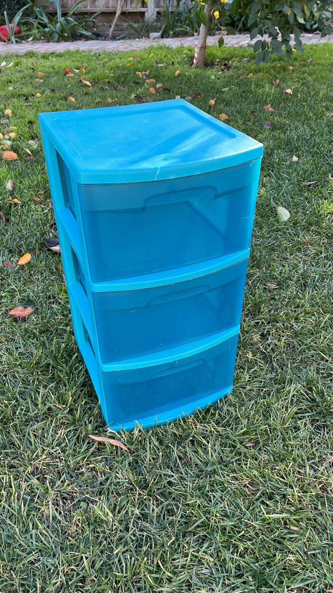 Plastic Storage Organizer With Drawers 