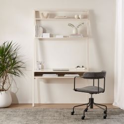 West Elm Ladder Shelf Desk 44”