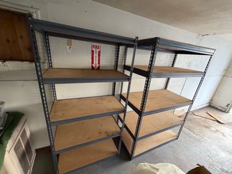 Heavy Duty Metal Storage Shelving Units - Set or Separate