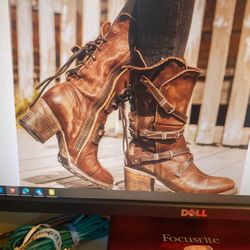 Freebird Cora Leather Boots W-8