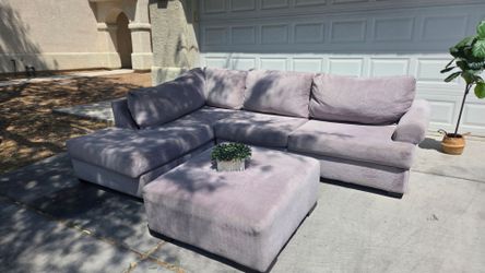 🔥Luxury 3 Pieces Gray Couch LIKE NEW