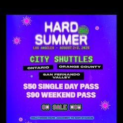 Hard Summer Shuttle Pass