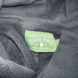 Black And White Denim Tears Hoodie 