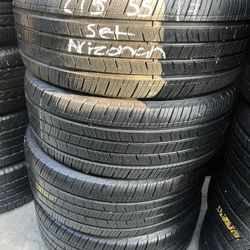 Used Tires 215/ 55/17 Michelin 95% Tread Life 