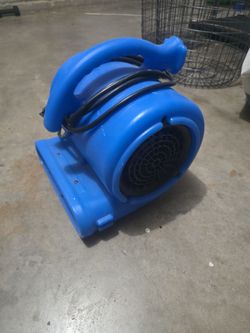 B-Air 1/4 blue carpet dryer utility blower fan