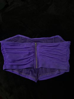 Purple crop top