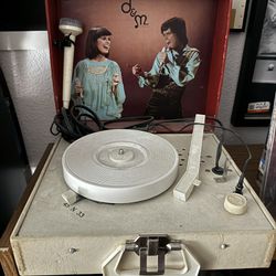 Donny & Marie Collectible Record Player
