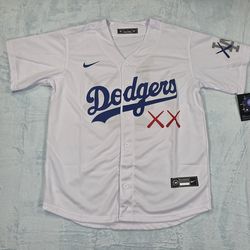 Men's KAWS Dodgers MLB Jersey Size Small