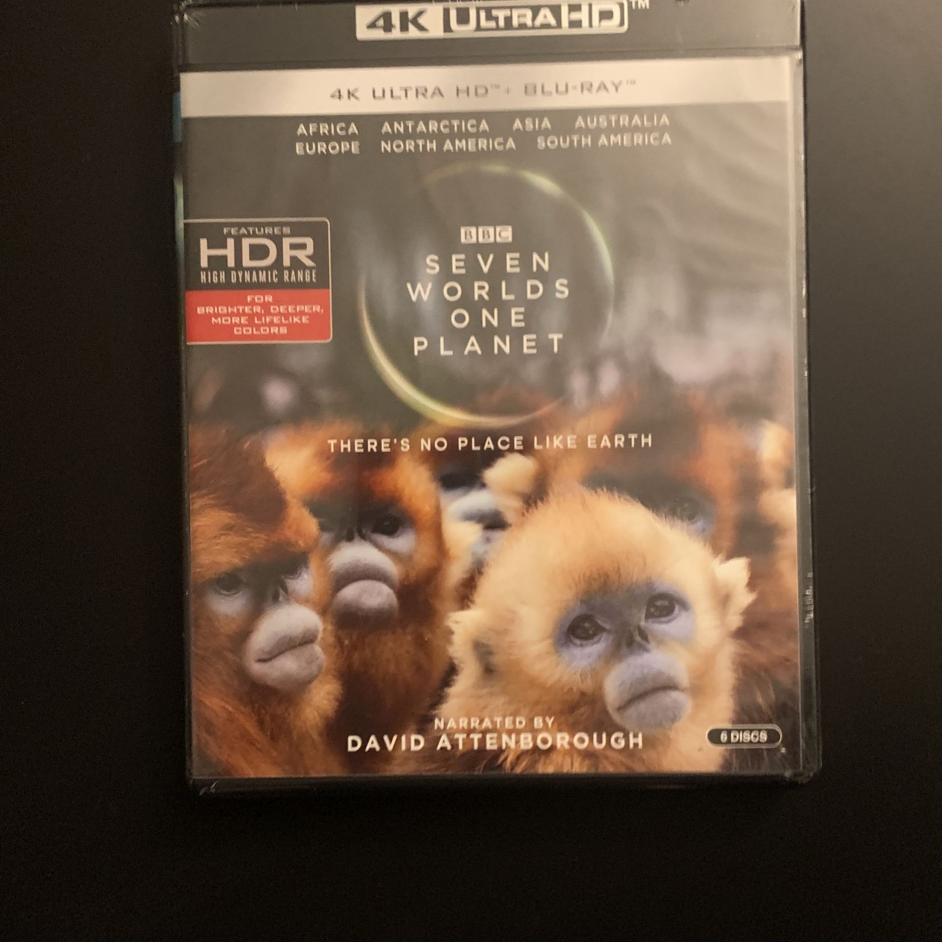 Brand New, Sealed - Seven Worlds, One Planet [4K Ultra HD blu-ray]