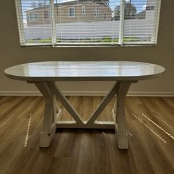 Solid Wood Table Only. No Chairs