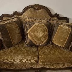 Solid  Wood Sofa Set 