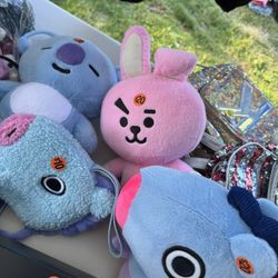BTS Plushies And photobook/albums