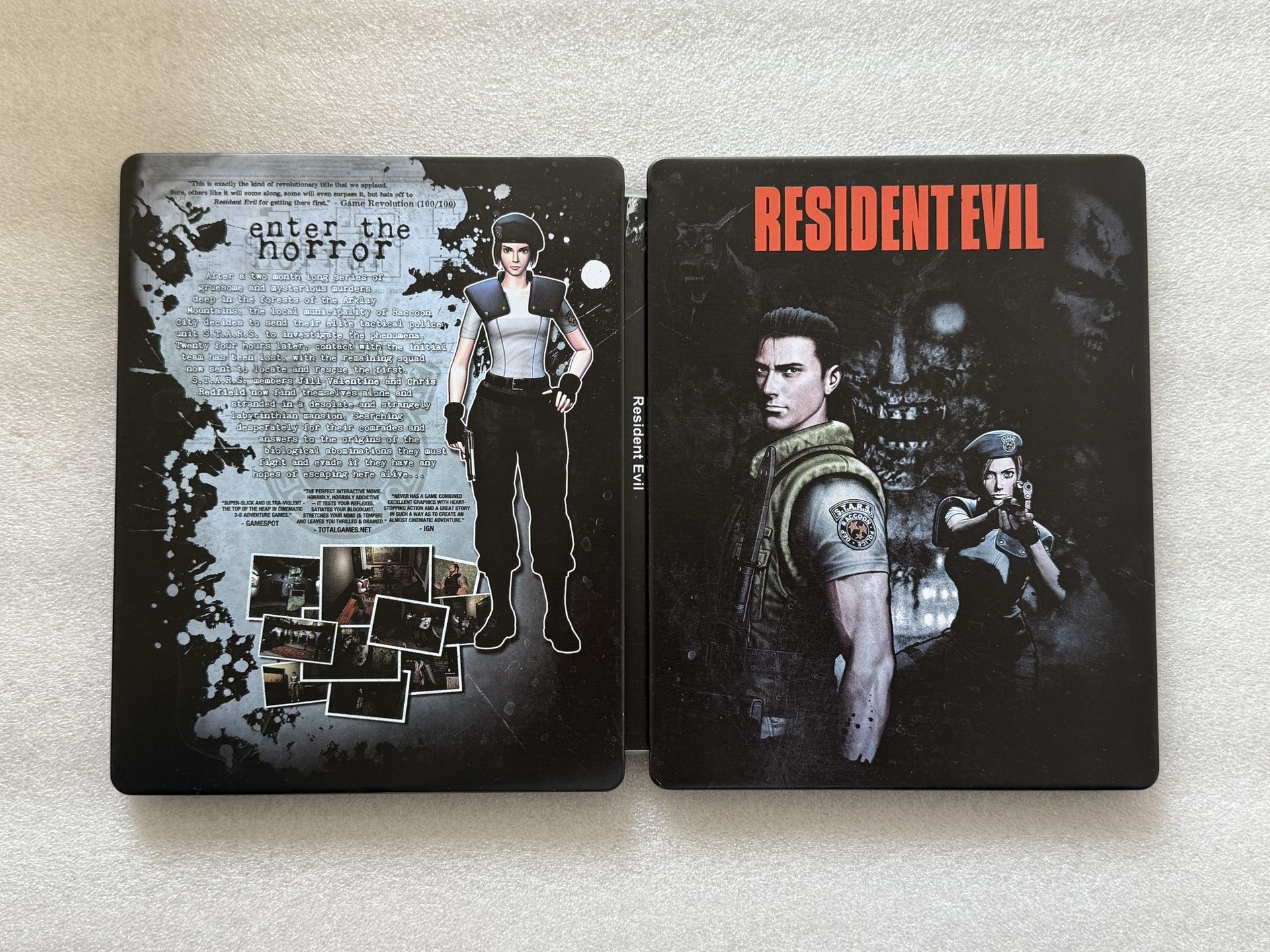 Resident Evil Classic Edition Custom Steelbook/SteelUp Case PS2/PS3/PS4/Xbox