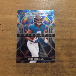 2024 PRIZM BRIAN THOMAS JR ROOKIE FIREWORKS CARD
