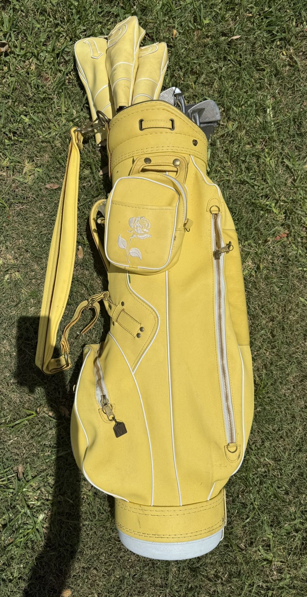Ron Miller Golf Bag With Clubs and Balls