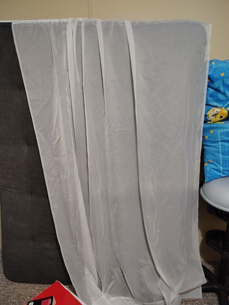 58x84 Curtain  With Tension Rod