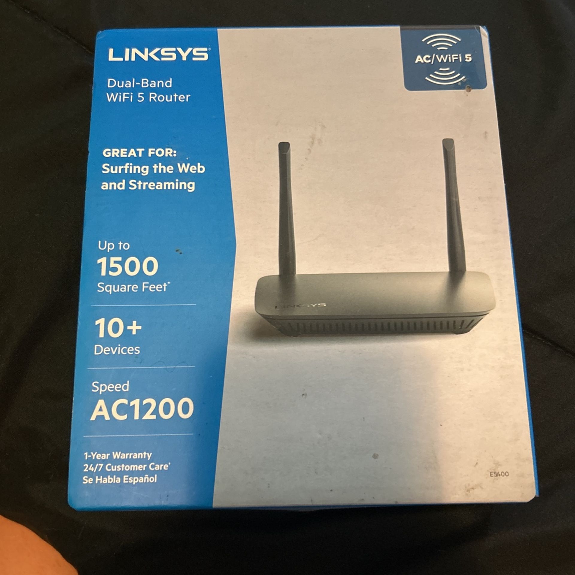 Linksys Dual Band Wifi 5 Router 