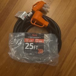 30 Amp 25’ Foot Extension Cord  (14-30p 14-30r)