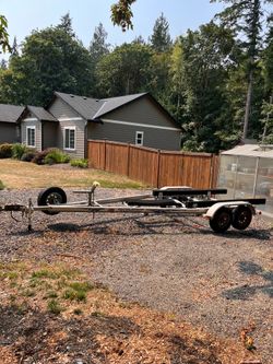 17 ft Tandem axel boat trailer