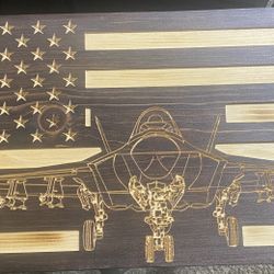 USA Flag Carvings
