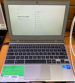 Samsung Laptop Chromebook 4GB/32GB, works well