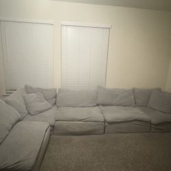 Grey Modular 5 Piece Sectional 