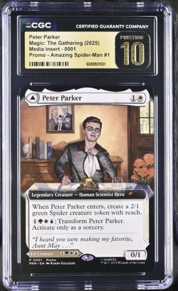 2025 MTG PROMO DISNEY BONUS AMAZING SPIDER-MAN/PETER PARKER