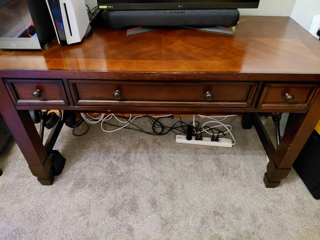 Dark Mahogany Desk