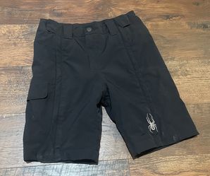 Spider Downhill Ski racing shorts with side zippers, size: S