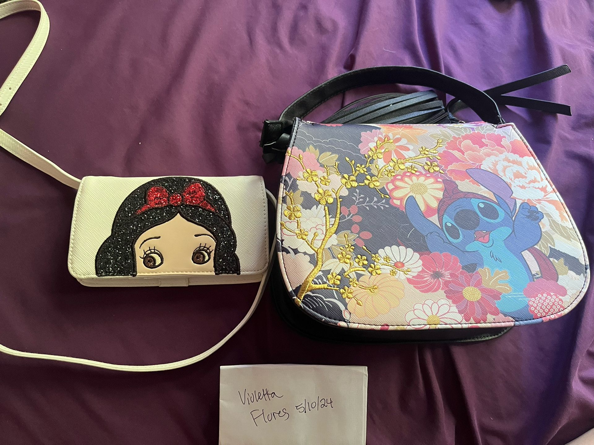 Loungefly Stitch Purse and Snow White Wallet