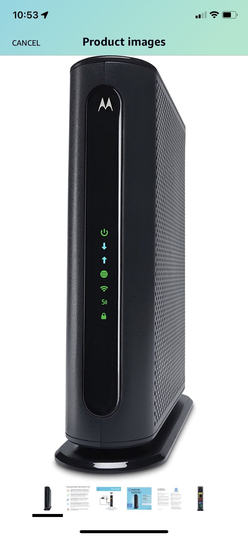 Motorola Modem And Router