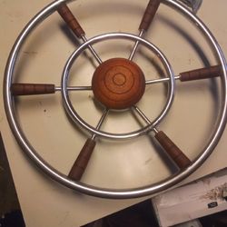 Vintage Ship Steering Wheel