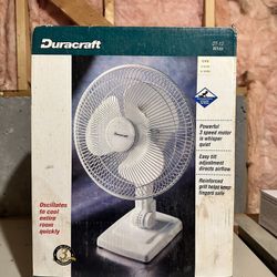 12 Inch Oscillating Table Fan