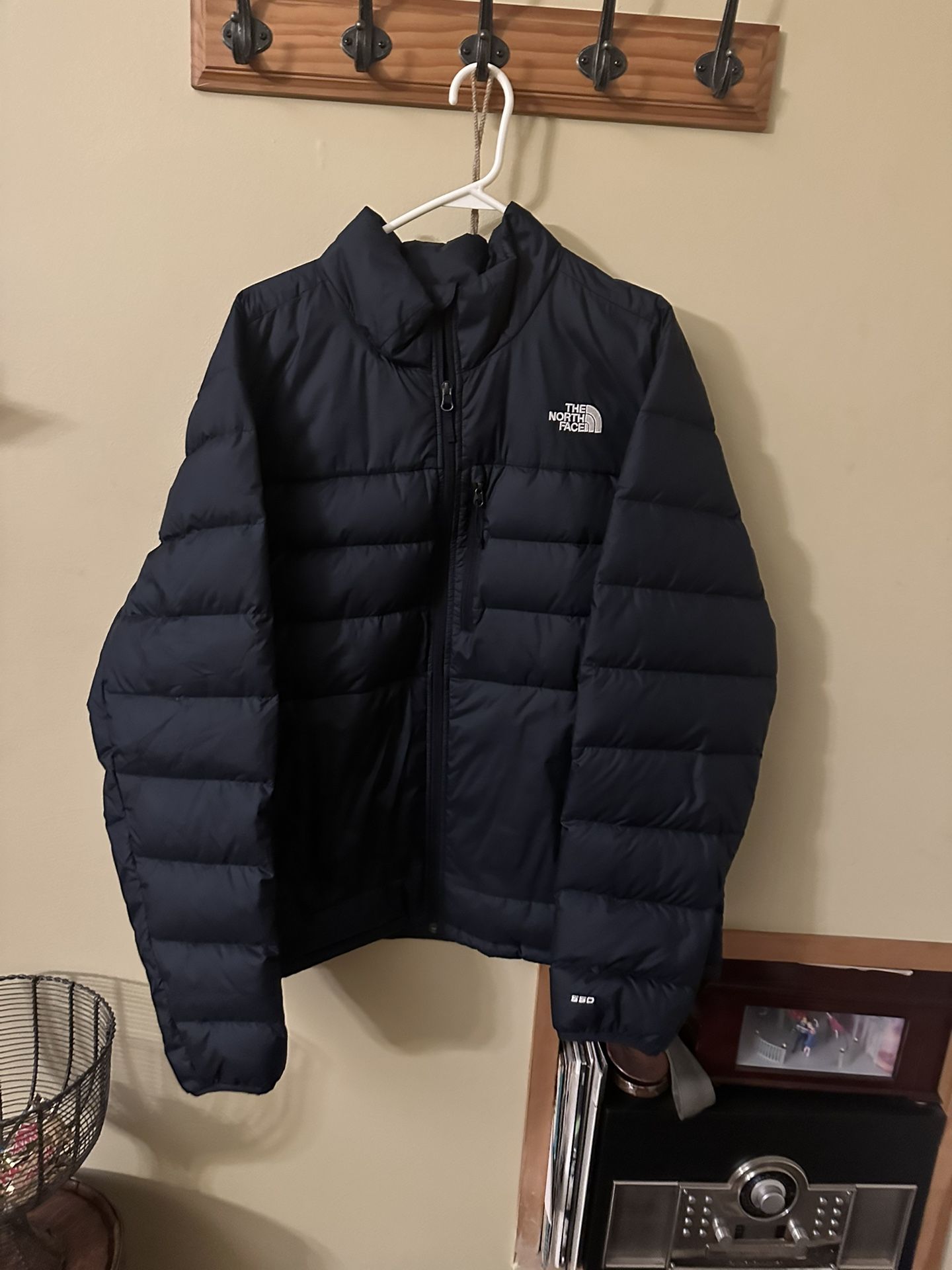 Men’s Classic Down Navy Hooded Jacket