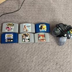 N64 Games and Controller