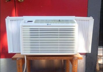 Air-Conditioner Blows Ice Cold Air 6,000 BTU'sAntique Kitchen Cart Microwave Stand with Drawer and Shelves 38" T X 15 1/4" W  X 21 3/4" D