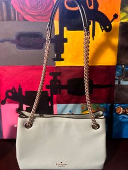 Kate Spade Mint Green Leather Chain Shoulder Bag