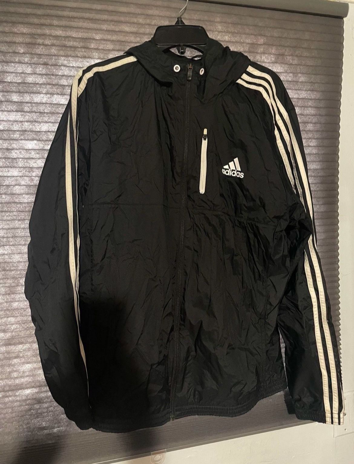 Men’s Adidas Windbreaker Jacket Size L